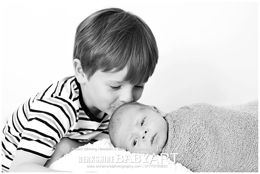 Buckinghamshire Newborn Baby Photography | High Wycombe | James {13 days old } And Brother Jack