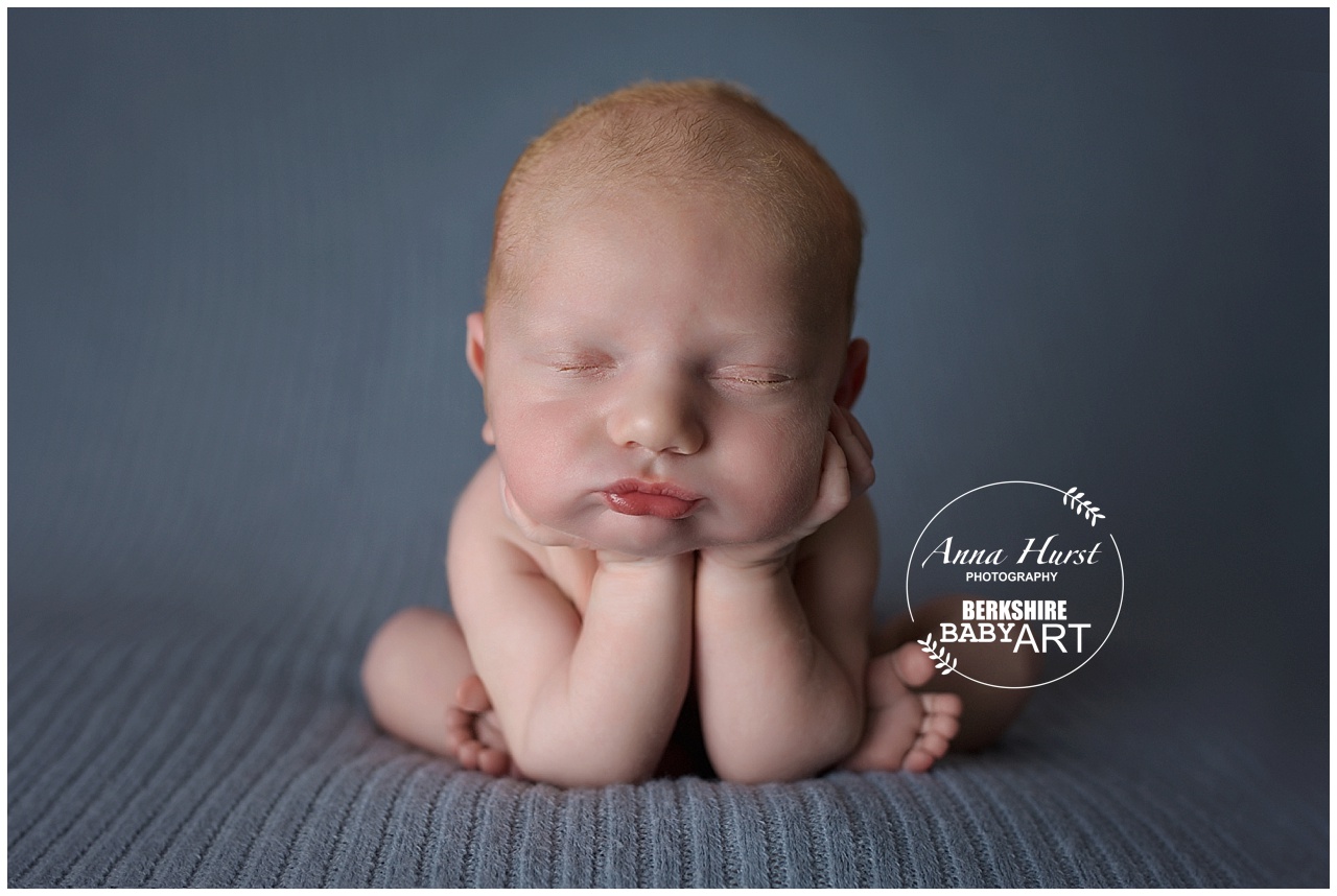 Reading Newborn Baby Photographer