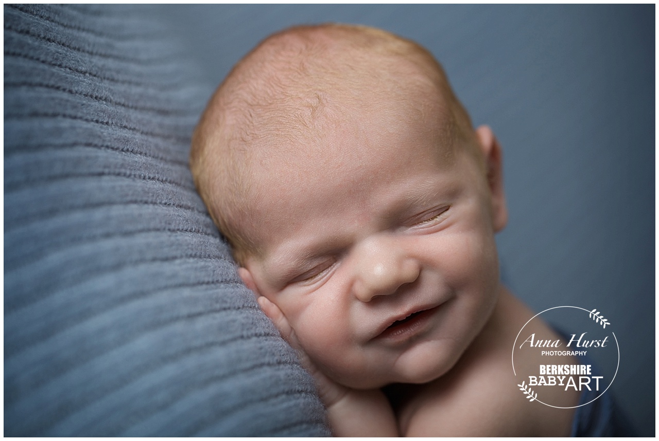 Reading Newborn Baby Photographer