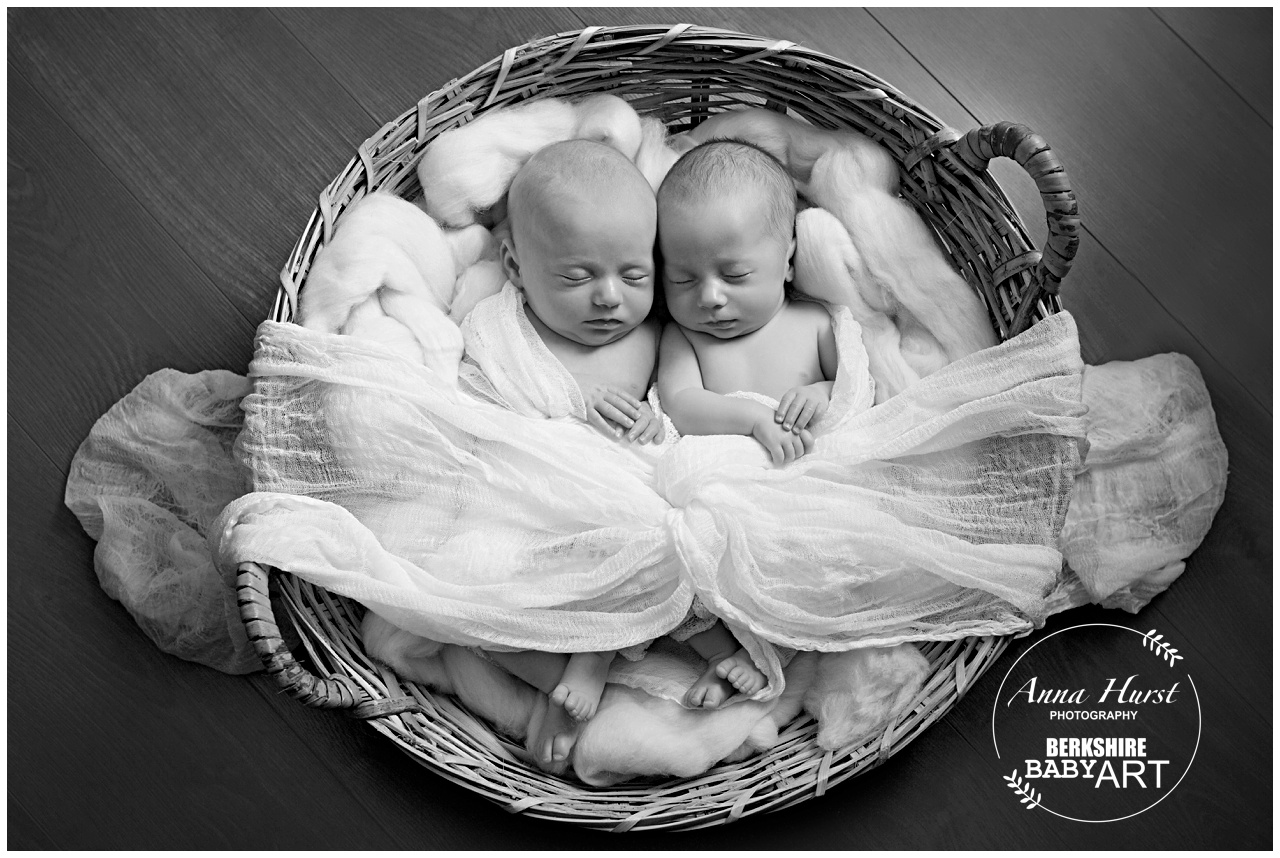 Newborn Baby Photographer Reading | Twins Jessica & Isabelle 8 Weeks Old