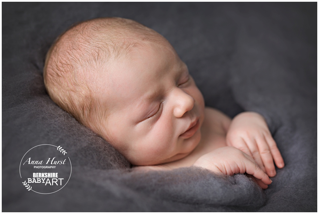 Reading Newborn Baby Photographer