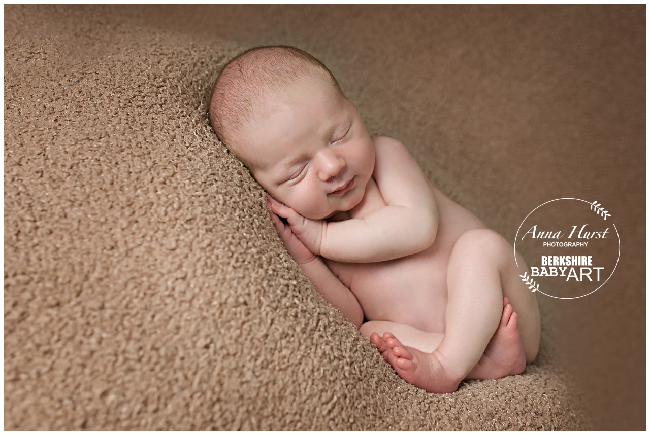 Reading Newborn Baby Photographer