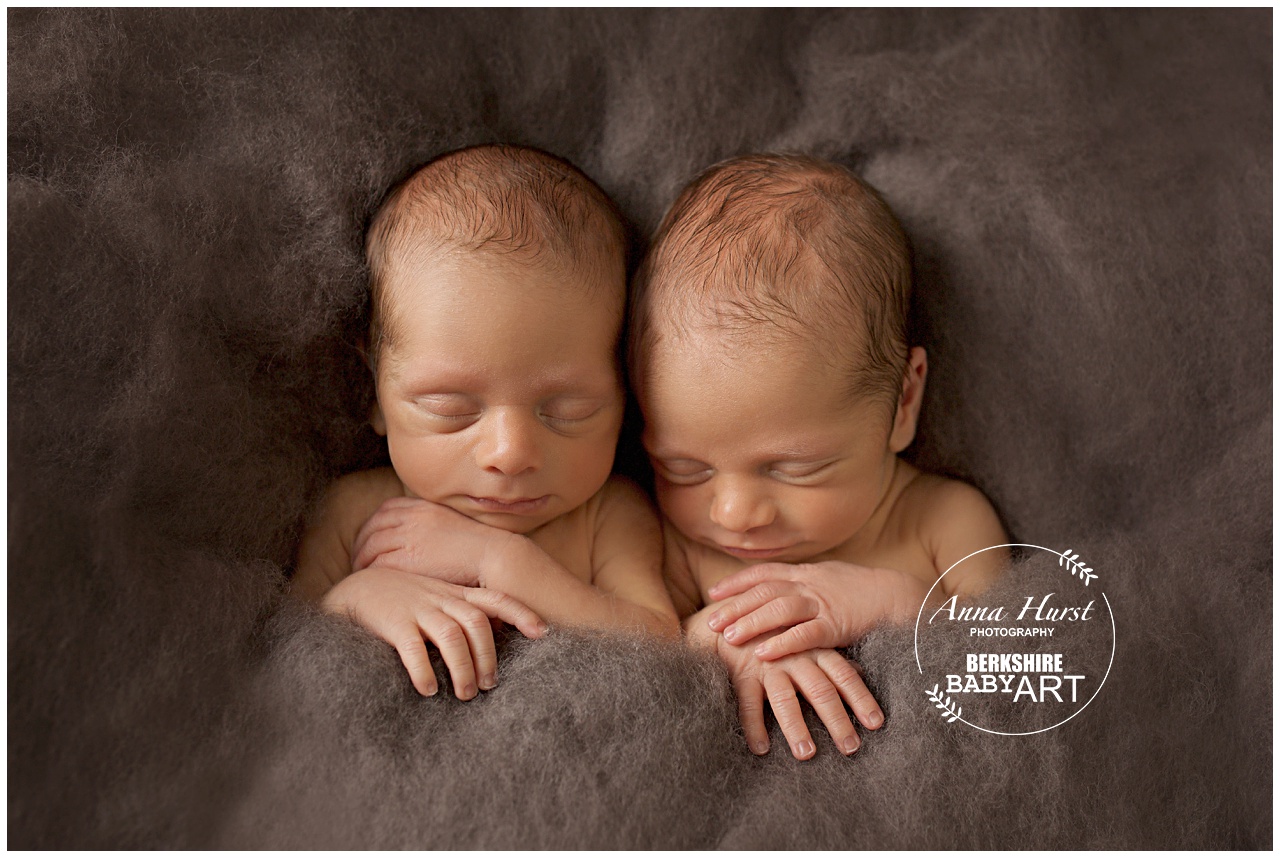 Identical Newborn Twins Photography |Berkshire