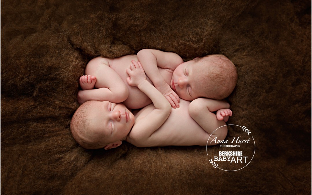 Windsor Newborn Baby Photographer | Identical Twins Monty and Henry