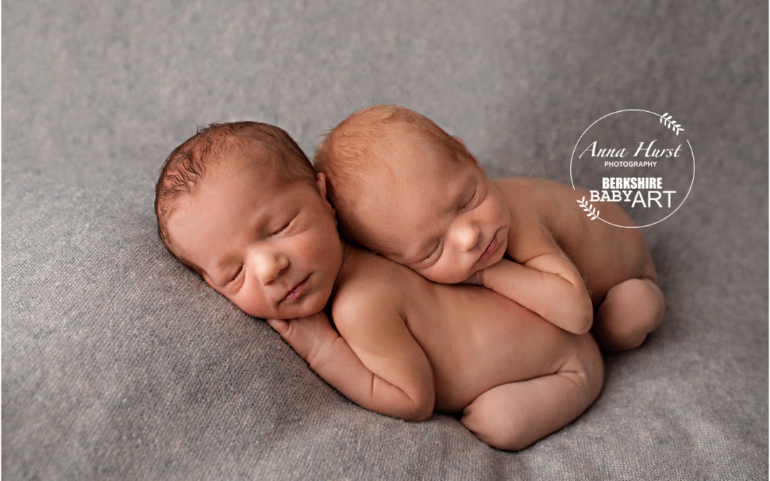 Crowthorne Newborn Photographer | Charlie & Finley 11 Days Old