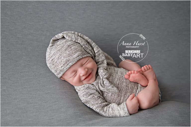 Reading Newborn Baby Photography